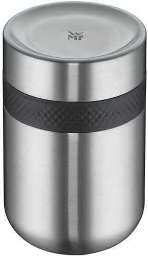 WMF my2Go Thermo Speisebehälter 300ml Isolierbehälter und 200ml Zusatzbehälter, umweltfreundlich, Cromargan Edelstahl mattiert, spülmaschinengeeignet