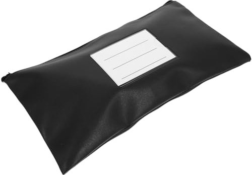 DIYEAH Pu-leder-rechnungstasche Geldbeutel Kartensteckplatz Quittungs-organizer für Bargeld Reisegeldbeutel