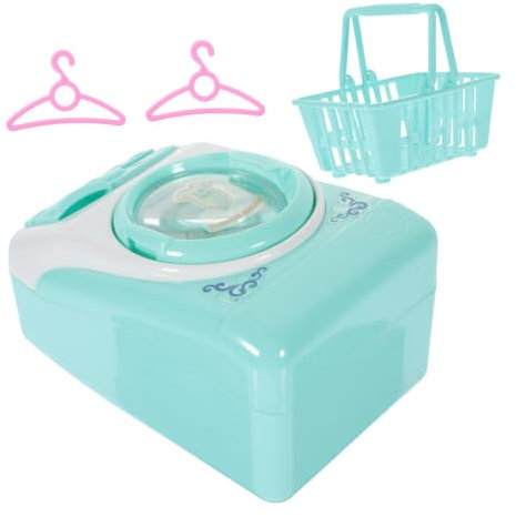 Vaguelly 1set Lavatrice Giocattolo Simulazione Per Gioco Di Ruolo Educativo Per Comprendere Le Pulizie Domestiche e Sviluppare Capacità Manuali