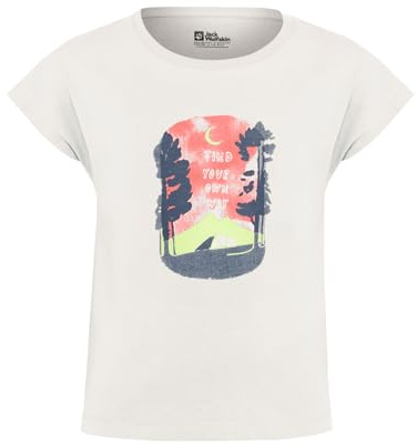 Jack Wolfskin Mädchen Graphic Girls T T-Shirt