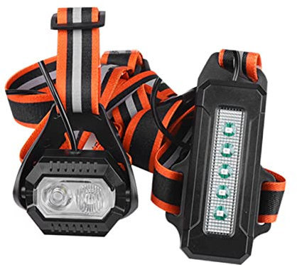 KITANDOVE 1satz Multi-funktionale Brustlampe Mit Reflektierendem Tragegurt Wiederaufladbare Lauflichter Für Sicheres Joggen Und Radfahren Bei Nacht USB-Lampe Für Outdoor-aktivitäten