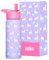 Wildkin Botella de agua reutilizable de acero inoxidable sin BPA de 18 onzas con tapa a prueba de fugas para niños y niñas, aislada, duradera y fácil de limpiar, unicornio