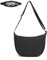 Miss Lulu Ccrossbody Bag Damen Halbmond Tasche Schultertasche Umhängetasche mit Einstellbarem Schultergurt Nylon Bauchtasche Unisex für Täglich Anlass (Schwarz)