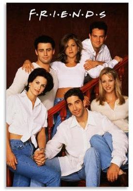 Friends Collection - Poster TV da parete, decorazione moderna per camera familiare, 30 x 45 cm
