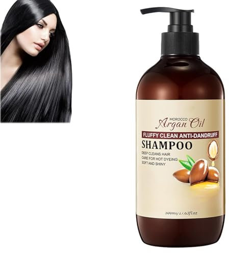 500ml Marokkanisches Arganöl-Shampoo, Argan Oil Shampoo, Feuchtigkeitsspendendes Shampoo für Damen und Herren, Weiche und Geschmeidige Haare, Kopfhautpflege, für alle Haartypen shampoos1 (3)