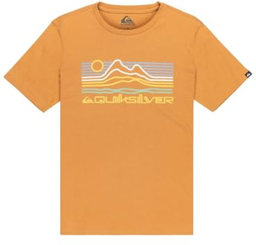 Quiksilver Short-Sleeved T-Shirt EV Light Waves SS Boy's Brown 16