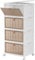 SavvyStor Storage Boxes with Lid - Plastic Storage Boxes with 1 Lid 28L/Tier, Plastic Drawers, Stackable Boxes, Organiser for Bedroom Living Room