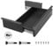 VEVOR Tiroir Coulissant sous Bureau, 440x223x101 mm, Tiroir Organisateur de Rangement de Bureau Caché, Capacité de Charge 5 kg, Espace Économisé pour Maison sous Table, Poste de Travail Assis-debout