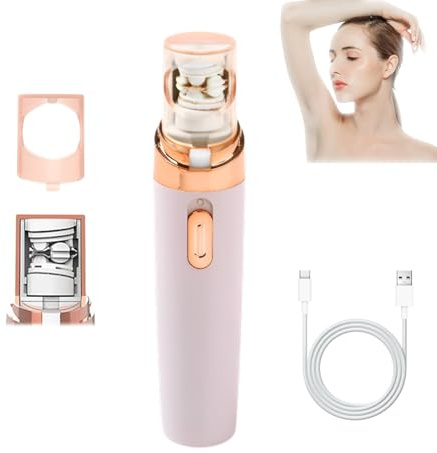 Epil Pro 3.0 Women Face Epilator,Hand,Legs Underarms Body Women's Epilator,Flawless Facial Hair Remover for Women, Easy to Use at Home Effortless Smooth Skin Anywhere (Pink)