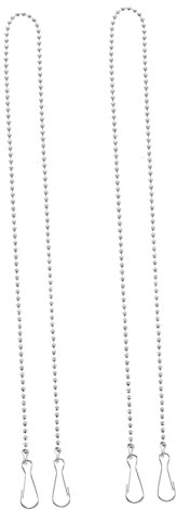 DECHOUS 10 Stücke Metall Kette für Fahnenmast Praktische Aufhängekette für Poster und Kleine Fahnen 53cm Robust und Installieren für Einkaufszentren und Veranstaltungen Fahnenmast Zubehör