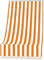Corredocasa Tenda da Sole a Tinta Unita o Righe da Esterno - Ideale per Balcone Veranda Terrazzo terrazzino casa con Anelli e Ganci Tessuto Resistente (140L x 250A cm (1 Pannelli), Arancio Righe)