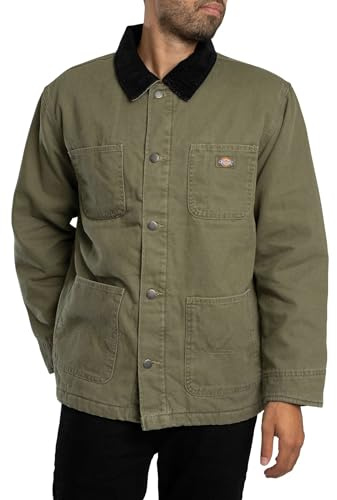 Dickies Men's Chore Jacket, Military, L