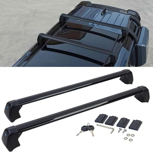 Premium Dachträger Querträger kompatibel für Land Rover Defender 110 L663 2019 Hohe Traglast Dachgepäckträger Stangen für Dachbox & Fahrradträger