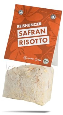 REISHUNGER BIO Risotto Safran – 3 x 250 g | Vegan & Glutenfrei – in vielen Sorten und Größen verfügbar