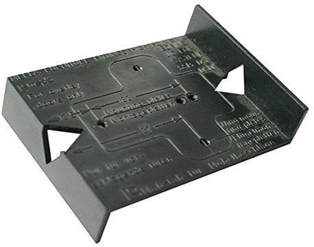 Piezas con bisagra y placa de montaje ocultas – 26 mm y 35 mm plantilla para cocina, dormitorio, baño.