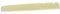 Dopro 42mm Flat Bottom Unbleached Pure Bone Nut Guitar Slotted Bone Nut for Strat Tele 42x3.5mm