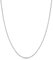 Kooljewelry Sterling Silver Diamond-Cut Rope Chain Necklace Bracelet Anklet For Women and Men (1.1 mm, 1.3 mm, 1.7 mm or 2.3 mm), 20 inch, Sterling Silver, No Gemstone