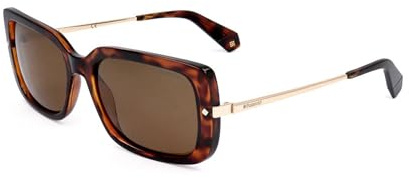 Polaroid Eyewear Damen Pld 4075/S Sonnenbrille, Mehrfarbig (Dkhavana), 56