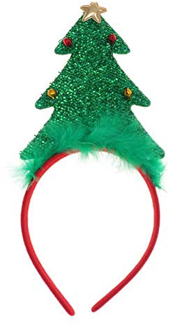 1 Pc De Noël Bandeau Cerceau De Cheveux Arbre De Noël Tissu Coiffe Décorative Accessoires De Cheveux Accessoires Photo Props Bande De Cheveux Cerceau De Cheveux