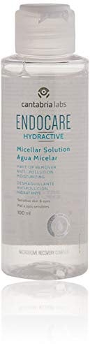 Cantabria Labs Endocare Hydractive Mizellenwasser – sanfter und feuchtigkeitsspendender Gesichtsreiniger, Make-up-Entferner für Gesicht, Augen und Augenkonturen, alle Hauttypen, 100 ml