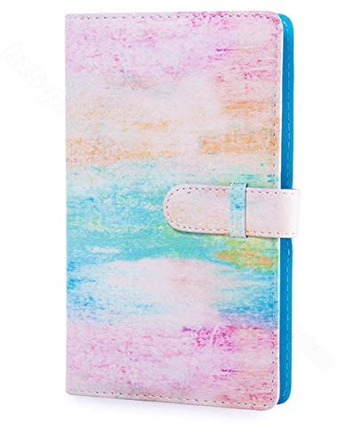 Mini Fotoalbum 3 Zoll 96 Taschen album für Fujifilm Instax Mini 12 11 9 8 8+ 25 7s 50 90 Polaroid Snap/Zip/ Z2300/ PIC-300, HP Sprocket, Kodak Mini 3 Zoll Film (Ölfarbe)