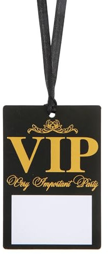 Santex 6687-11, Packung mit 10 Platzkarten Pass VIP mit Band