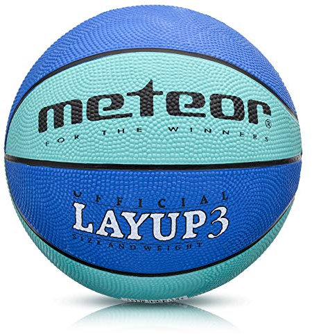 meteor Layup Kinder Mini Basketball - Ideal für die Jugend, perfekt für Kinderhände von 4-8 Jahren, weicher Ball mit griffiger Oberfläche