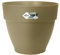 Elho Vibia Campana Rond 20 - Pot De Fleurs pour Extérieur - Plastique 100% recyclé - Ø 19.5 x H 16.8 cm - Vert/Vert Cendré