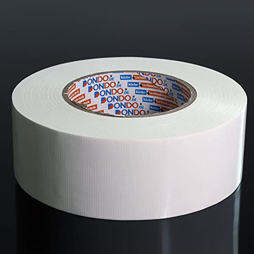 Panzertape Dontex-Pro Universal Gewebeband Gewebeklebeband Gewebeverstärktes Ductape weiss 50mm x 50m