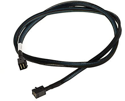Kalea-INFORMATIQUE Cable SATA SAS NVMe MiniSAS SFF-8643 a SFF8643 12G Longitud 100cm.