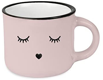 Grafik-Werkstatt Espresso Cup Vintage Mini Ceramic Mug for Gift Face Woman