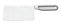 Fiskars All Steel Hackmesser, Gesamtlänge: 28,1 cm, Japanischer Aichi-Hartstahl, 1062885
