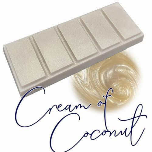 WonderWax SnapBar Cream of Coconut Wachsmelt Duftwachs Raumduft für Duftlampen Soja Wachs Melts Duftmelt Aroma Wellnes Kerzen Wärmer Wax Tarts