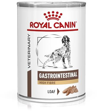ROYAL CANIN Veterinary Gastrointestinal High Fibre Mousse | 12 x 410 g | Diät-Alleinfuttermittel für Adulte Hunde | Zur Unterstützung Einer gesunden Verdauung | Mit Nahrungsfasern