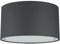 Wogati® Premium Lampenschirm E14/E27 Baumwolle | Schwarz, Ø50cm Höhe 33cm | Für Stehlampe, Hängelampe und Tischlampe