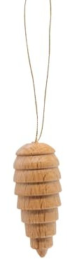 Rudolphs Schatzkiste Baumbehang Zapfen Natur BxHxT 2x4,5x2cm NEU Christbaum Christbaumschmuck Weihnachten Baumschmuck Holzschmuck Holz Seiffen Erzgebirge Strauchbehang Dekoration