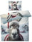 Esel Bettwäsche 135x200 Winter - Weihnachts Bauernhoftiere Bettbezug 135 x 200 2er Set, Wendebettwäsche und Kissenbezug 80x80, Weiche & Angenehme Mikrofaser Bettwäsche-sets mit Reißverschluss
