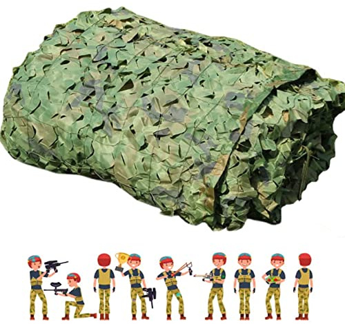 OUdini Camouflanet Woodlande Net Hide Camo Netting 20X20M for Hunting Photography Jungle Bird Watching Privacy Screen