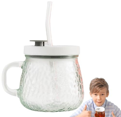 zwxqe Electric Mixing Mug | Electric High Speed Mixing Cup, Waterproof Glass Self Stirring - 350ml Electric Mixing Cup with Handle, Lid, Portable Coffee Cup for Home School Travel