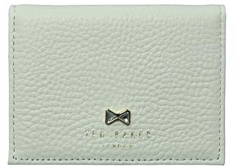 Ted Baker London Damen Lillly-Envelope Kartenetui aus cremefarbenem Leder, cremefarben, One size, Klassisch