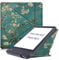 Kobo Libra H2O Étui portefeuille en cuir ultra fin et léger avec support de visionnage et mise en veille automatique pour liseuse 7