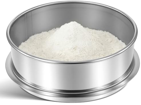 KONTONTY Tamiz de malla fina de acero inoxidable Colador redondo de color 100 malla para esmalte de cerámica y pigmentos de lodo colador multifunción 16 cm 1 pieza
