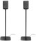 EUGOOCX Speaker Stands Pair for DENON Home 150 Wireless Smart Speaker, Heavy Duty Base Floor Stands for Surround Sound with Power Cord Management