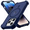 Micoden Magnetic Case for iPhone 14 Pro Max,Compatible with Magsafe,4 Corner Reinforced Protection Airbag Drop Protective Phone Case,Anti-Fingerprint Translucent Matte,Slim Shockproof Cover-Blue