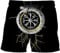 yayoitimes Norse Mythology Thor's Hammer Shorts - Unisex Viking Vegvisir 3D Print Elastic Waist Drawstring Loose Shorts