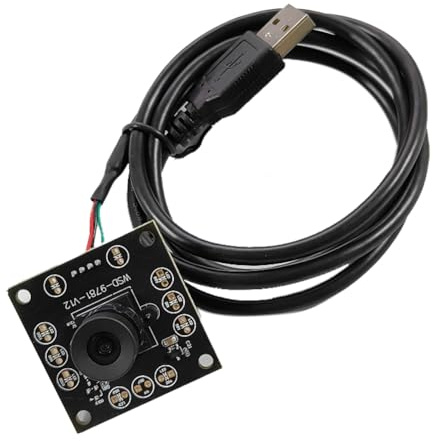 Transail OV9281 Camera Module,Global Shutter 120fps 720p,Monochrome Webcam,1280x720,High Frame Rate Capture,USB Drive Free