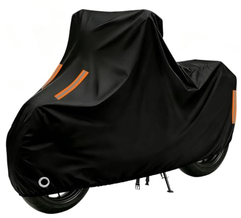 Funda Impermeable para Motocicleta para Keeway TX125 Enduro |Cubierta de Moto Interior Exterior A Prueba De Polvo Rayones Sol Tela Oxford Cubre Moto para Ciclomotor Scooter y Motocross