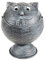 SIDCO Sturmaschenbecher Katze Outdoor Aschenbecher Funny Garten Metall Ascher draußen