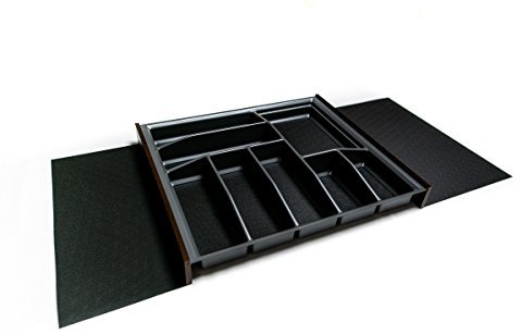 Lana Solution Besteckeinsatz für 70er bis 120er Schubladen, 480,5 mm x 510 mm, anthrazit