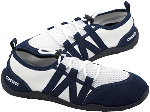 Cressi Elba Shoes - Erwachsene Wasserschuhe Unisex, Weiß Blau, 47 EU